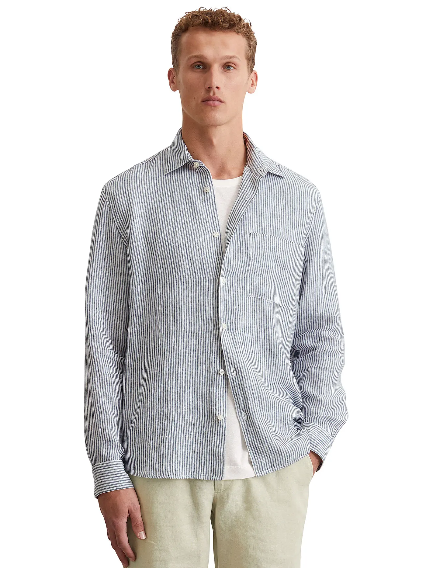 MARC O'POLO | Leinenhemd Regular Fit | 